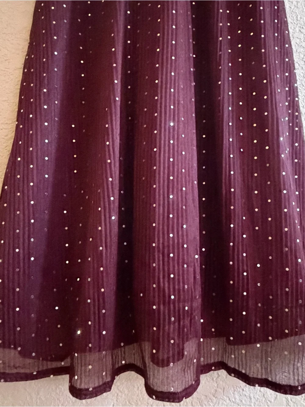 Baltic Born Youth 14-16 Grace Sparkle Gown Mulberry Maxi Dress Medium NWT Sequin